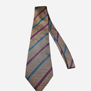 Fendi Silk Neck Tie Made in Italy